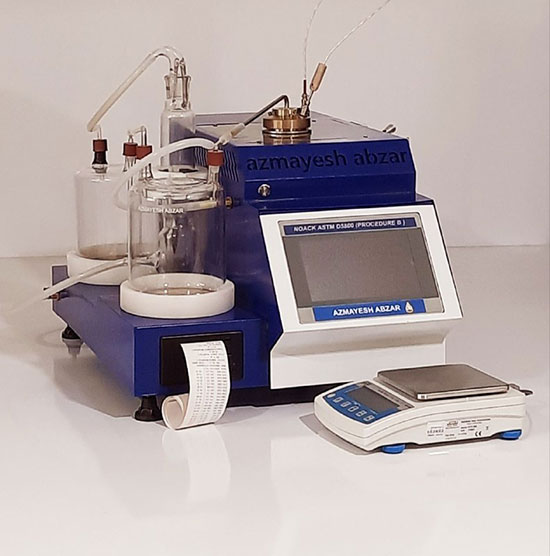 دستگاه تست فراریت (نواک) بر اساس استاندارد ASTM D5800