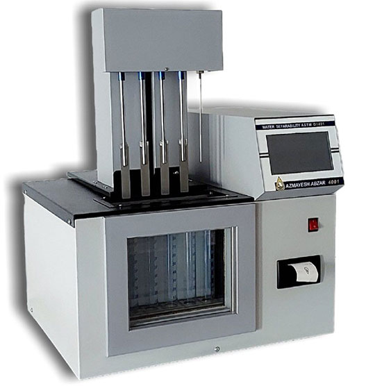 دستگاه جدا پذیری آب از روغن استاندارد ASTM D1401